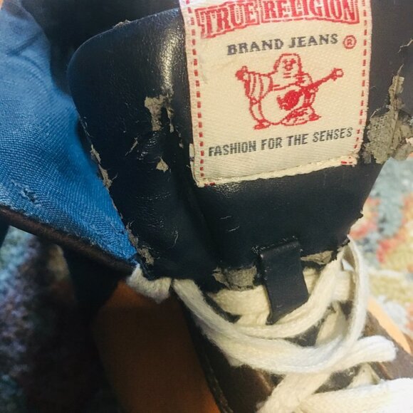 TRUE RELIGION 4 Color Canvas Unisex High Hi Top Men's 8 Women's 10 Shoes Sneaker - Picture 10 of 12